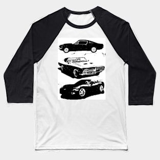 Muscle car stack attack Tshirt Baseball T-Shirt